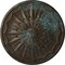 Ekena Millwork Artis Ceiling Medallion, Hand-Painted Bronze Blue Patina, 27 1/8"OD x 2 5/8"P CM27ARBBS - alternate 1